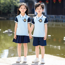 2023夏季新款 幼儿园园服 中小学生校服儿童英伦风班服运动会服装