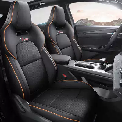 Suitable for 26 models of the second-generation Changan X5 Plus seat covers, all-season full-cover special seat covers, and 25 models of car seat cushions (Modelə uyğun (Original) oturacaq örtükləri) - mysterious-black-standard-edition-note-the-model-year-front-row-fully-covered-rear-row-partially-covered
