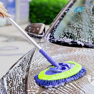 Car Wash Mop Does Not Hurt the Car Artifact Soft-Bristled Cleaning Multi-Functional Special Tool Long-Handled Telescopic Car Brush