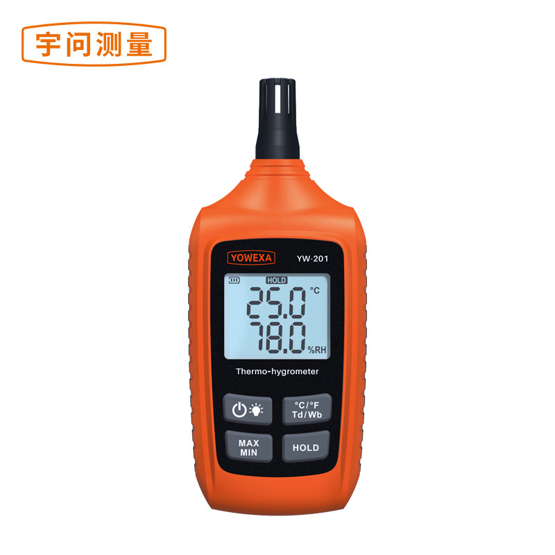 宇问YW-201 数显温湿度计 手持工业级温湿度