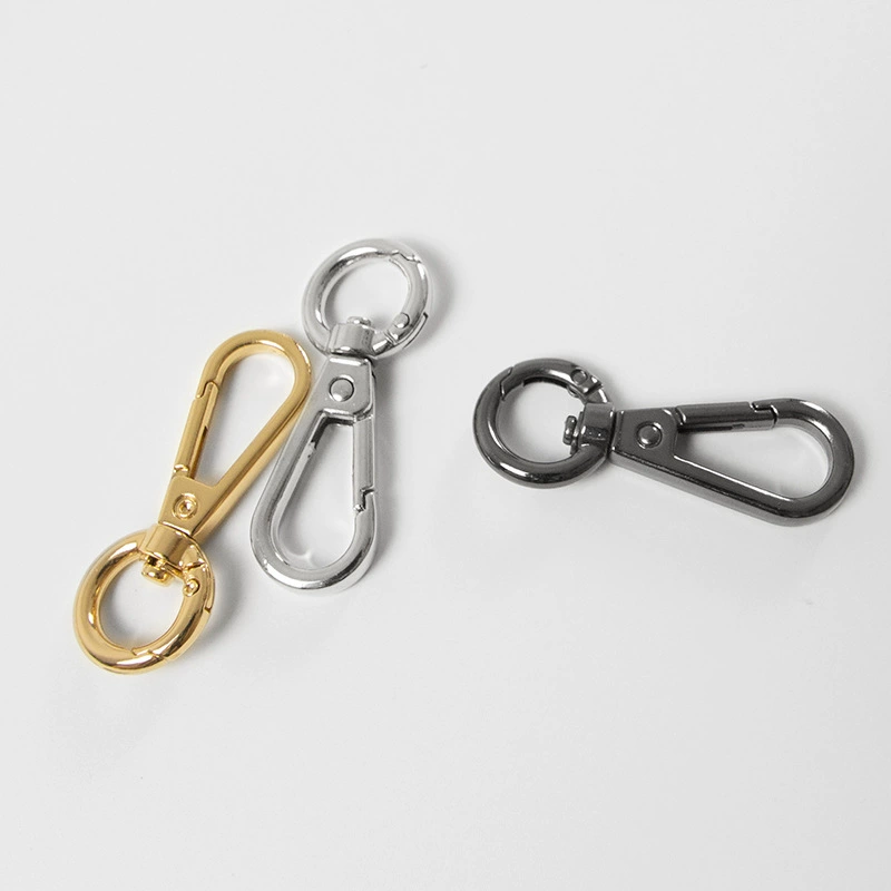Metal bag accessory, golden keychain, (Cross-border trading)