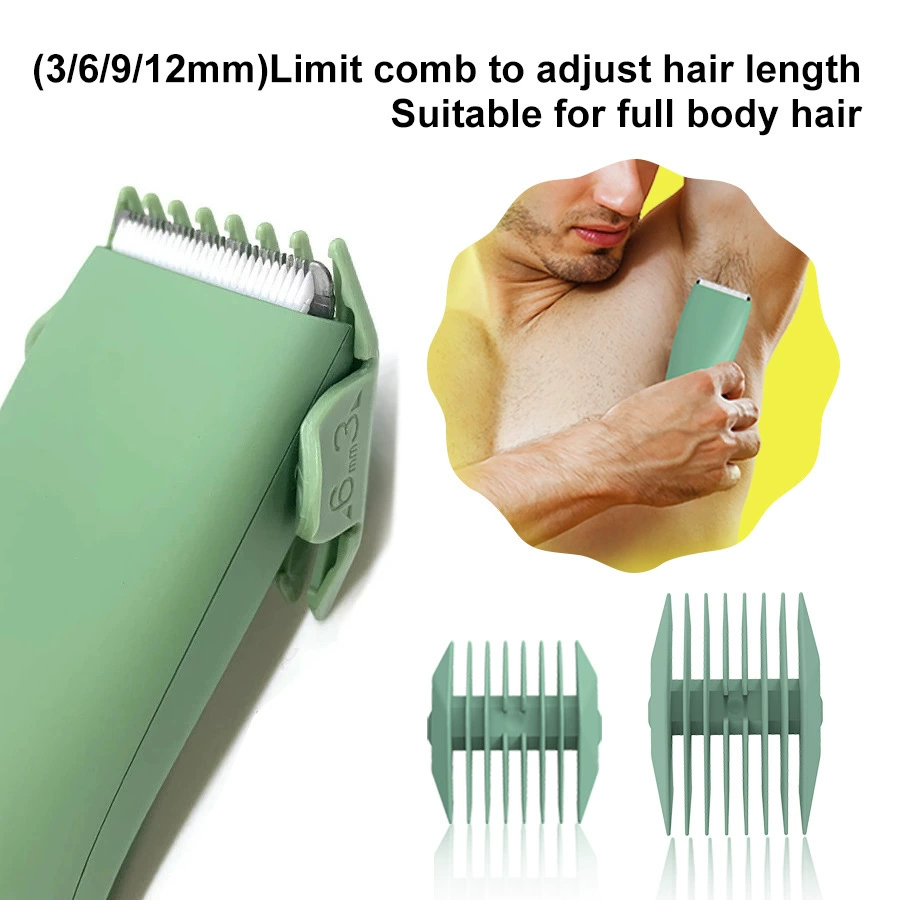 Green trimmer, men's electric waterproof hair clipper, Amazon