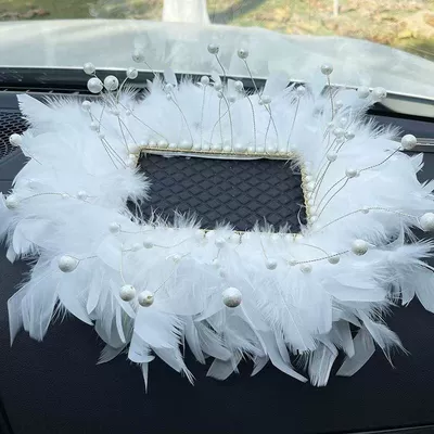 Anti-slip mat: Anti-slip Mat Instrument Panel - white-bubble-double-layer-large-feather-pad-small-rectangular-1418cm