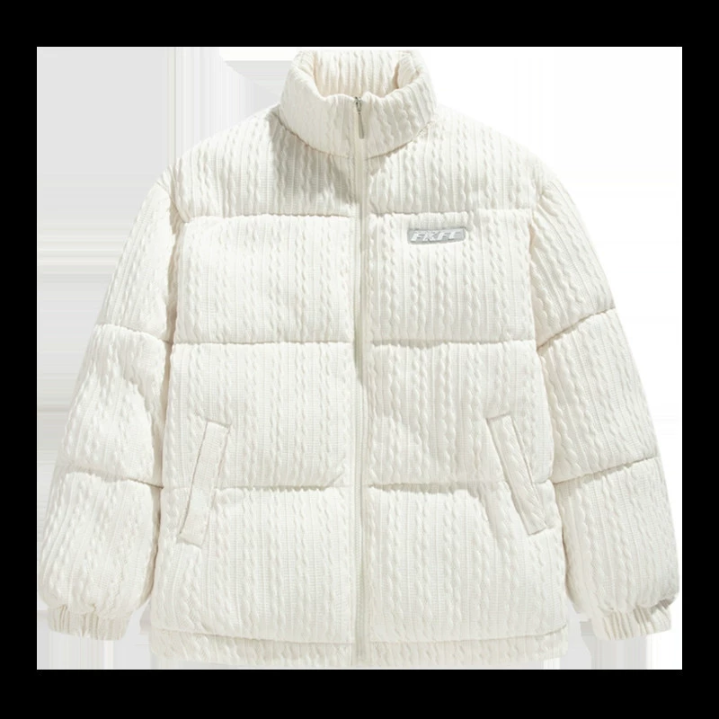 Down jacket oversize, unisex, premium high‑end, warm down fill, sizes S–3XL