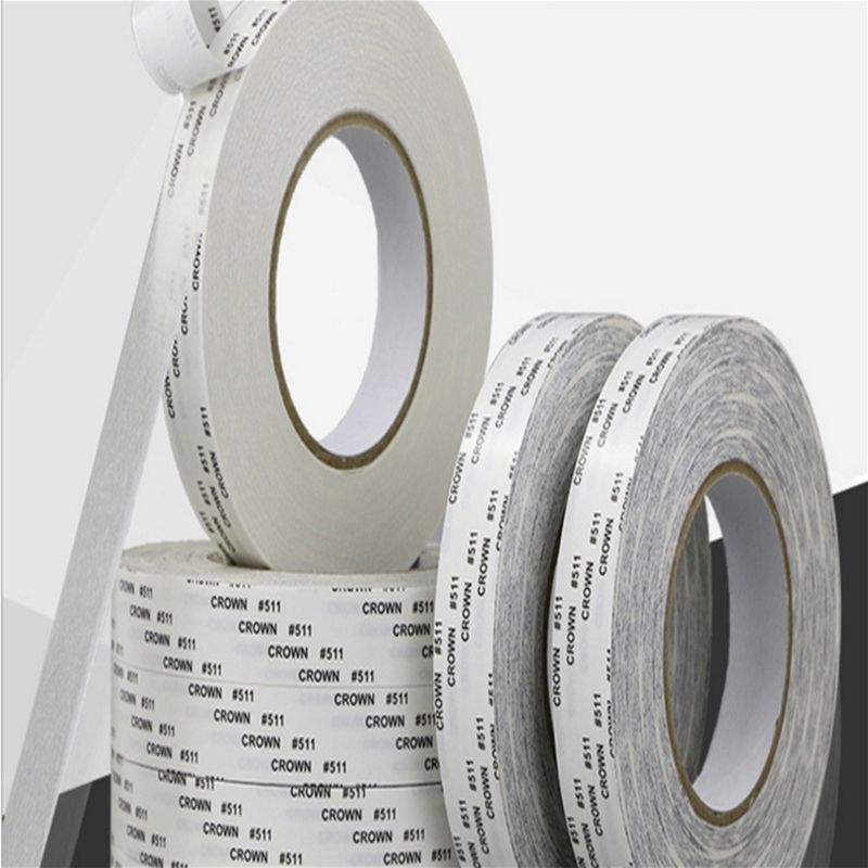 皇冠511512513双面胶冲压模切可耐高温绵纸基材双面胶带高粘度