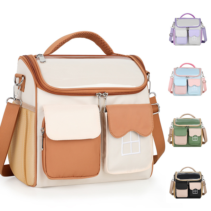 Large Capacity Mommy Bag, Double-Shoulder Insulated Backpack, Breast Milk Preservation Bag, Work Backpack for Carrying Milk, Mother and Baby Bag, Milk Carrying Bag