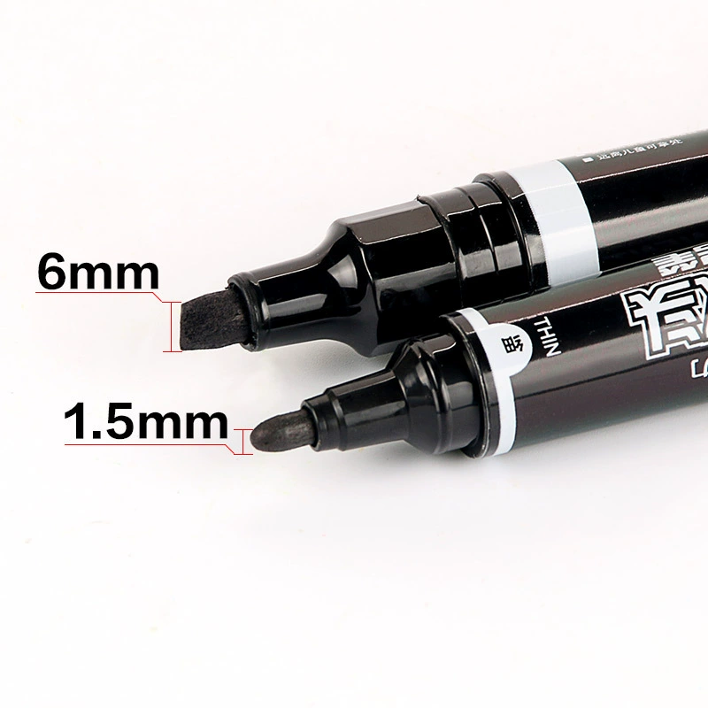 Full free shipping S555 Double Double header Pen Waterproof Logistics Large Head Rough Head Hook Wiring Pen Lar Marking