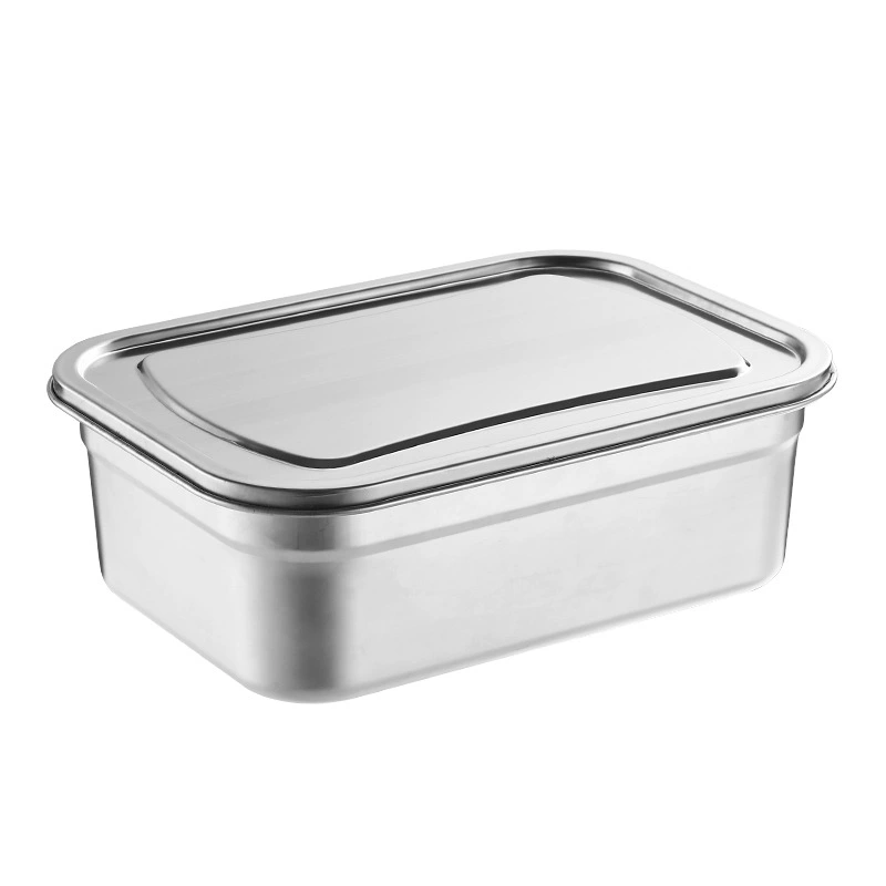 Tableware stainless steel for commercial use, capacious lunch box, storage box