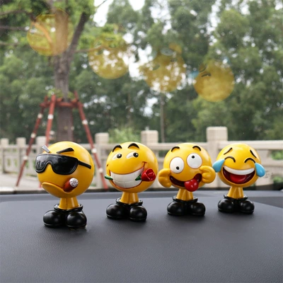 Car ornaments personalized decoration supplies - cool-flirting-grimace-crying-and-laughing-480g