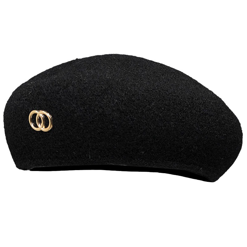 Ull Strikket Beret Kvinners Høst og Vinter Britisk Allsidig Artist Hatt Koreansk Versjon Mote Bud Gresskar Hat Trend_voghion.com