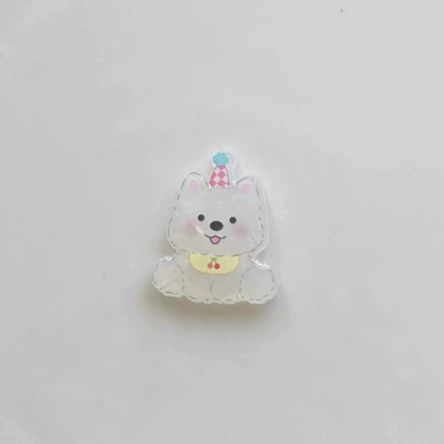 Универсальные акриловые нашивки из эпоксидной смолы в новом стиле с мультяшными персонажами для обуви, акриловые листы для рукоделия (DIY)