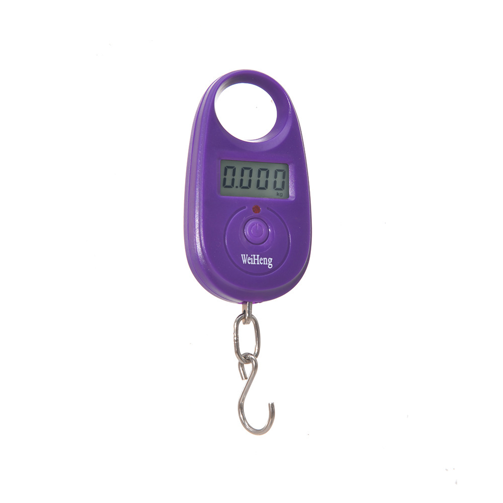 Sınır ötesi Weiheng WH-A11 ultra mini dijital el çantası küçük kanca ölçeği asılı ölçekli paket ölçeği 25 kg ağırlık hassasiyeti 5g