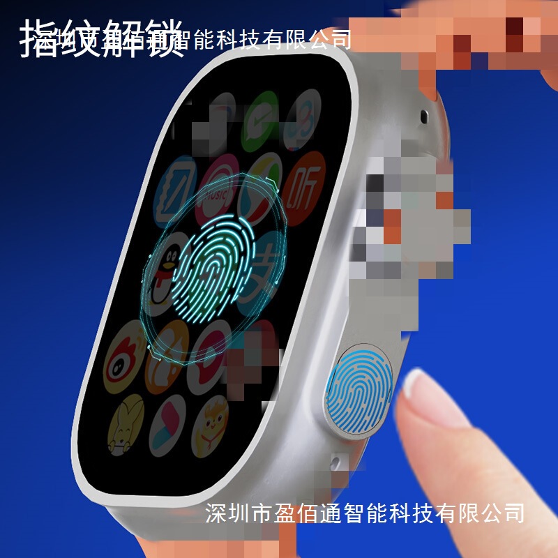 DW100PRO Smart Phone Watch Non-Ziteng 5G Card Call Fingerprint Unlock Cellular Edition