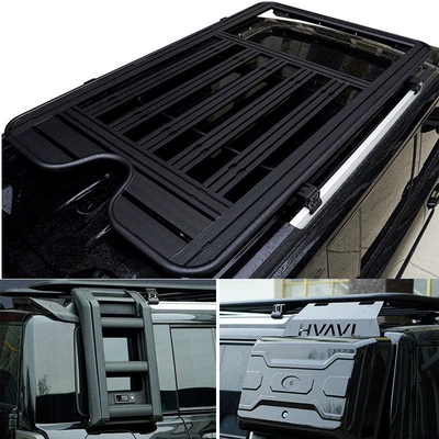 Haval backpack, mechanical mesh side – Roof rack - standard-sunroof-platformupgraded-4th-generation-side-ladderhydraulic-rod-backpackcomes-with-spoiler