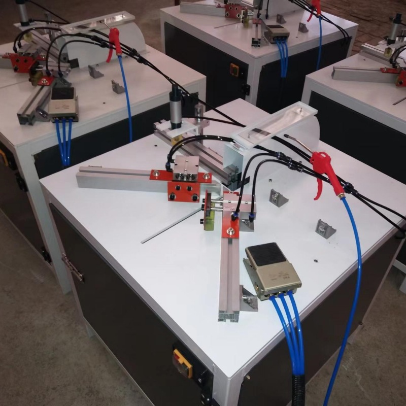 镜框定位对接切割机 圆框直头切割设备 晶瓷画框切割机