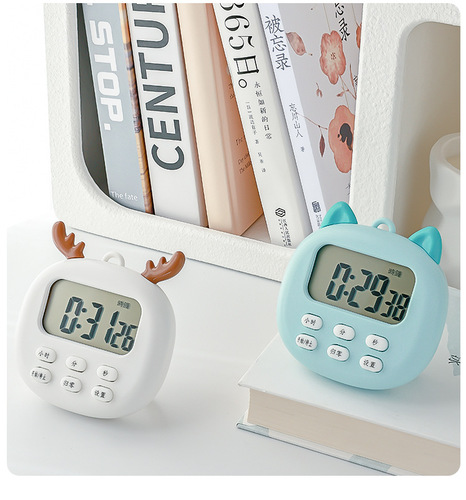 Timer reminder student learning problem kitchen stopwatch baking electronic timer mute timing alarm clock
