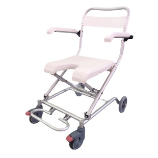 Folding bathroom stool with wheels bath chair trolley movable armrest elderly bath chair bath chair bath chair bath chair