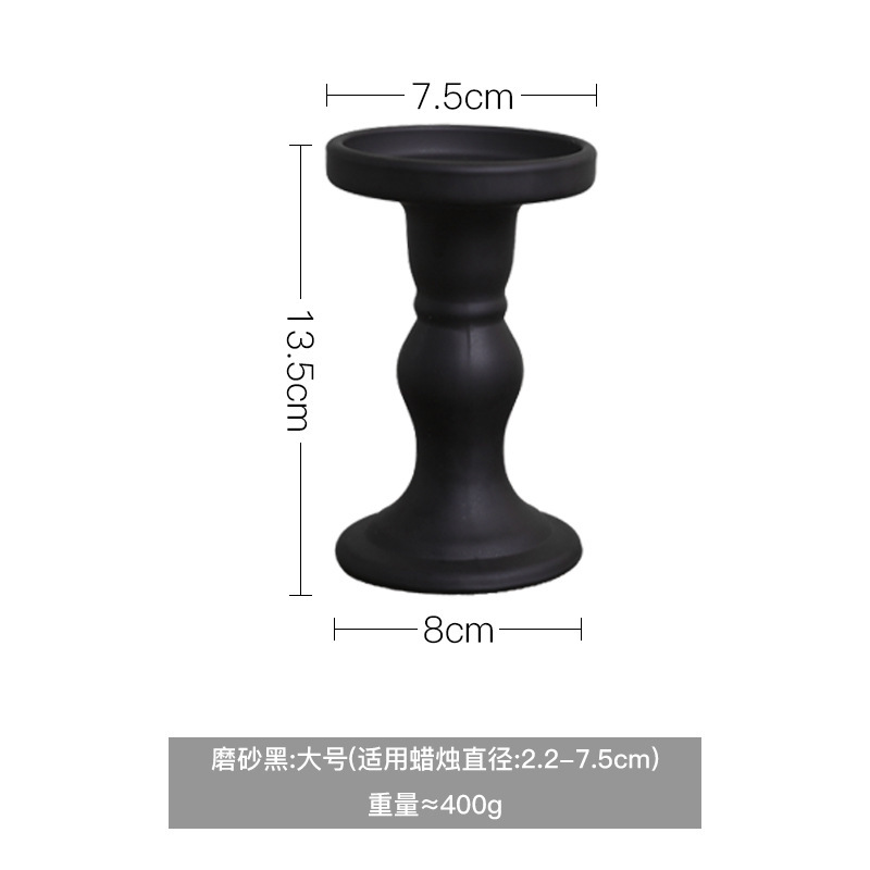 Insガラスローマ柱燭台フランスレトロ装飾品ロマンチックなキャンドルディナー燭台ソフト装飾写真|undefined