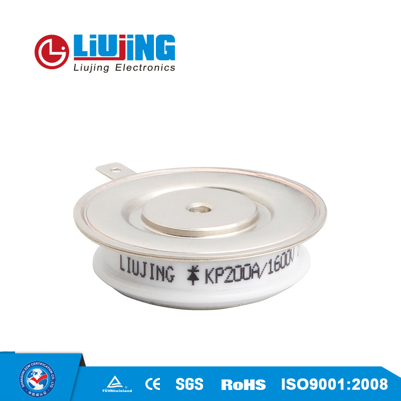 柳晶软启动用平板半凸型可控硅 KP200A1600V大功率晶闸管双面冷却