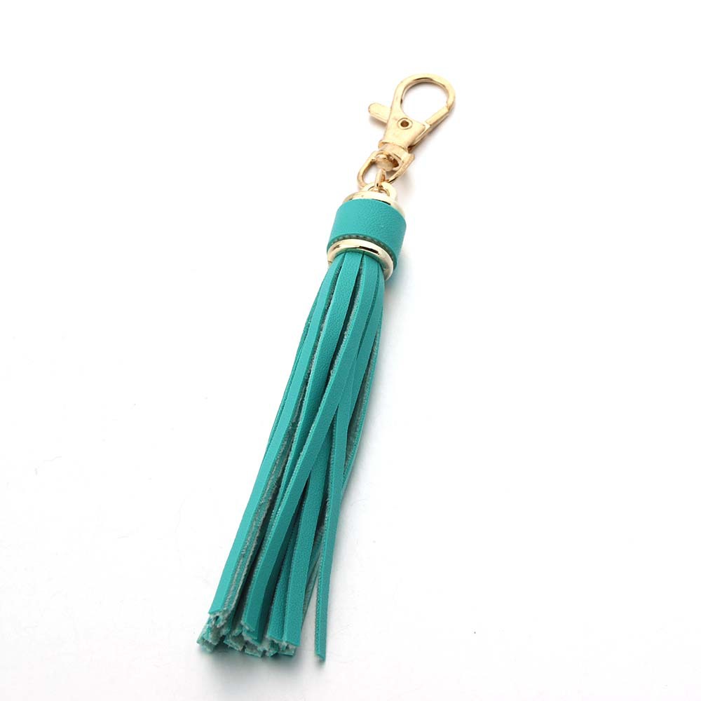 14g Weight Keychain Classification 1 Piece Quantity Daily Occasion Pu Leather Material Tassel Pattern Unisex Gender Simple Style Style Simple Style Tassel Pu Leather Unisex Keychain 1