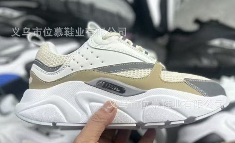 D Brand Full Color B22 European Putian Casual Sports Lightweight Low-Top Breathable Running Outdoor Dad Shoes for Men