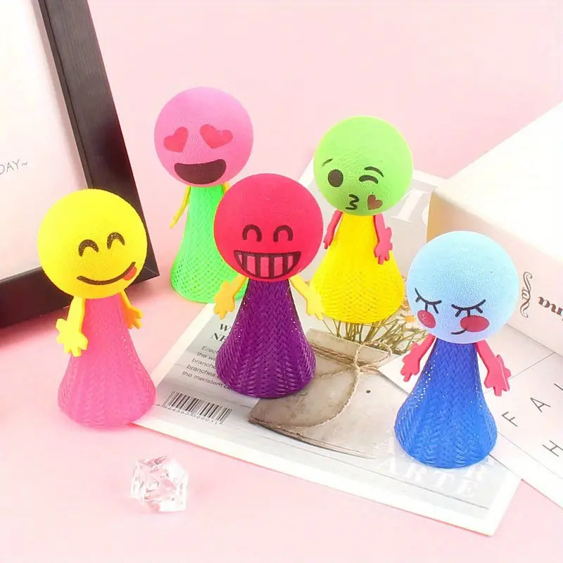 Small Bouncing Elf Eva Spring Man Little Man Jumping Man Gift Doll Toy Wholesale Parent-Child Interaction