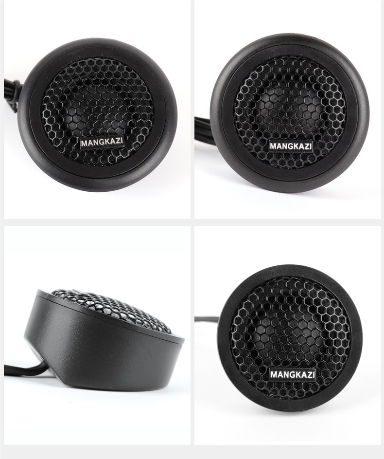 Car Tweeter Speaker Audio Modification Silk Membrane Car-Mounted Small Tweeter Audiophile-Grade Universal Pair