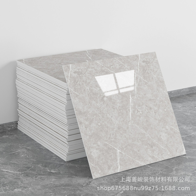 跨境出口批发30*30cm 仿瓷砖大理石纹自粘墙壁纸护墙板铝塑板贴纸|undefined