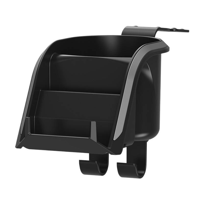 Caja de almacenamiento de respaldo de asiento de automóvil con asiento trasero fijo de taza de té y taza de agua