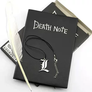 Creative laptop, set, notebook, writing brush, necklace, 3 piece set