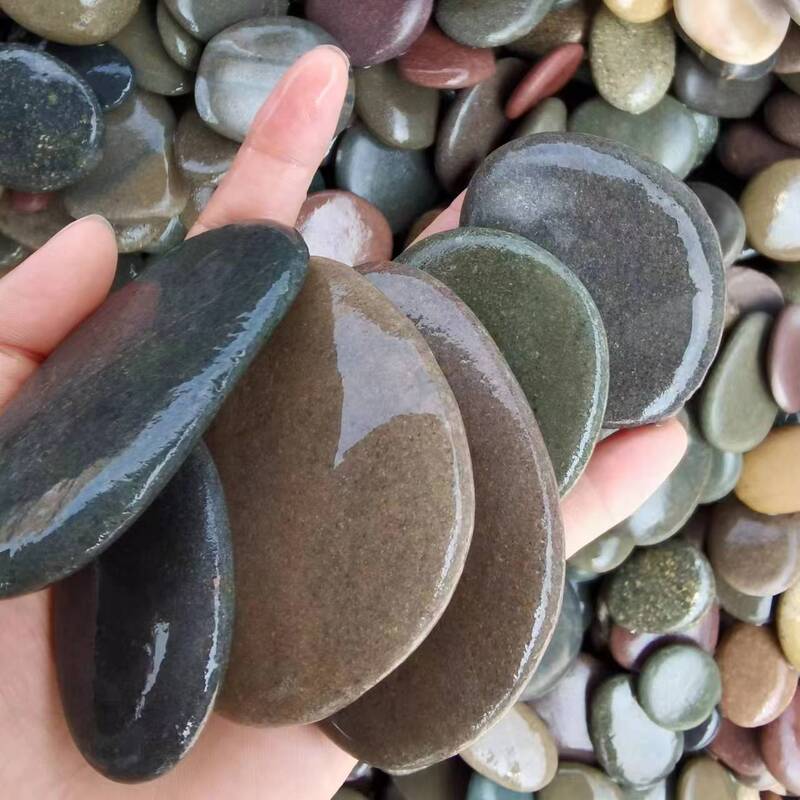 Wholesale Painted Stone Painting Pebbles Hand-Painted DIY Creative Pebble Art Raw Stone Full Size