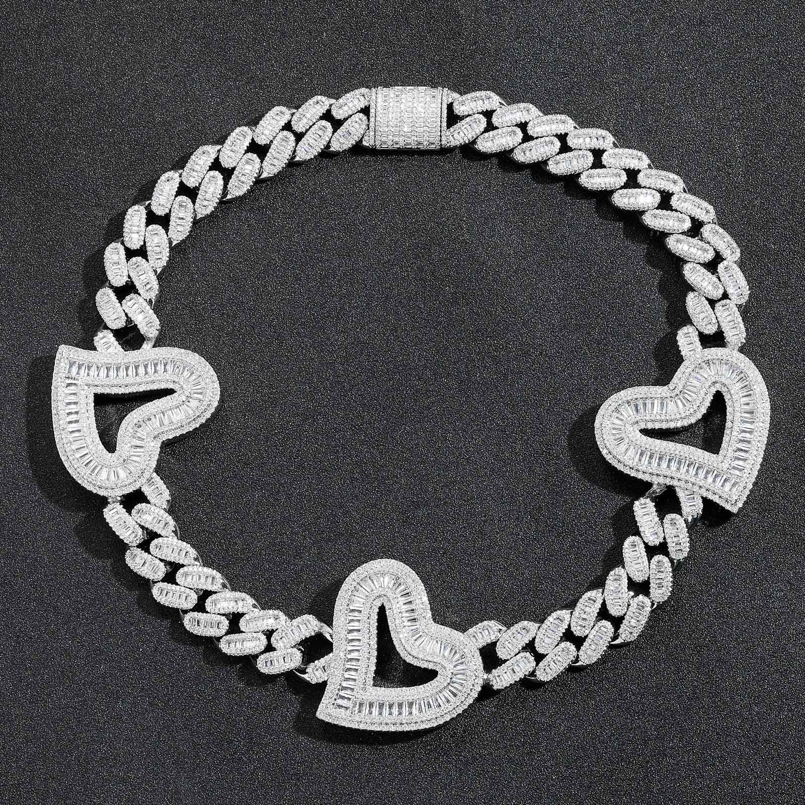 Hip Hop Love Cuban Chain in Rose Gold