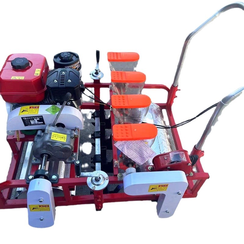 Máquina de siembra de semillas de gasolina multilínea nueva máquina de fertilización de una sola línea de semilla de maní y soja de varios materiales medicinales image 6