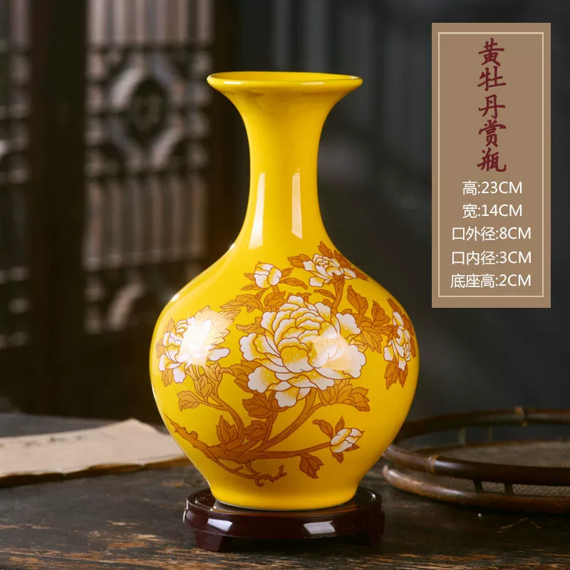 Керамическая вазочка из Jingdezhen для декора интерьера гостиная цветочная аранжировка китайские домашние аксессуары гидропоника ремесло украшения крупная ваза орхидея
