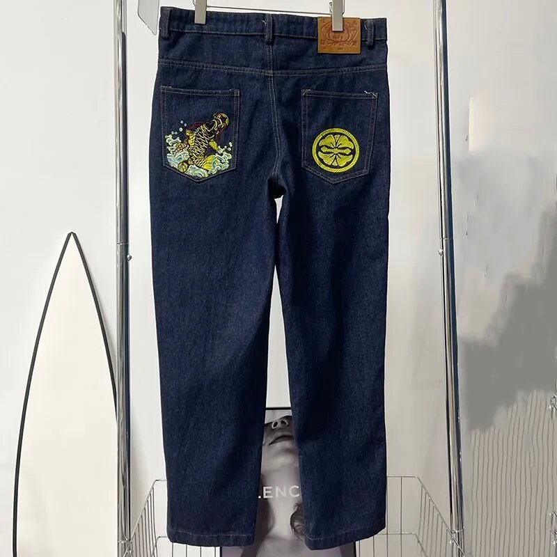 ジーンズ男性服高品質ファッション紳士服ジーンズクールなスタイルのジーンズプリントパターンジーンズ|undefined