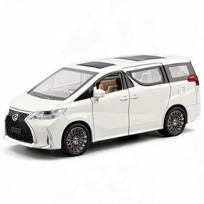 1:24 Remote Control Electric Door Lexus LM300H Alloy Car Model with Pull-Back Action, Sound and Light, Men's Home Decoration 1:24 Remote Control Electric Door Lexus LM300H Alloy Car Model with Pull-Back Action, Sound and Light, Men's Home Decoration