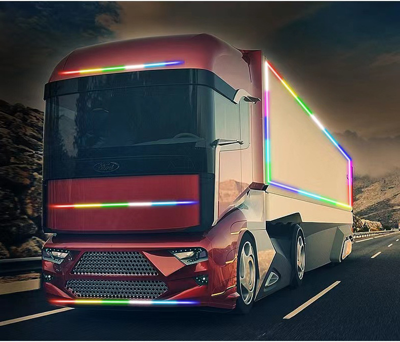 Source factory truck 12V24V colorful running horse streamer lamp decorative lamp atmosphere lamp magic color ranger lamp net lamp