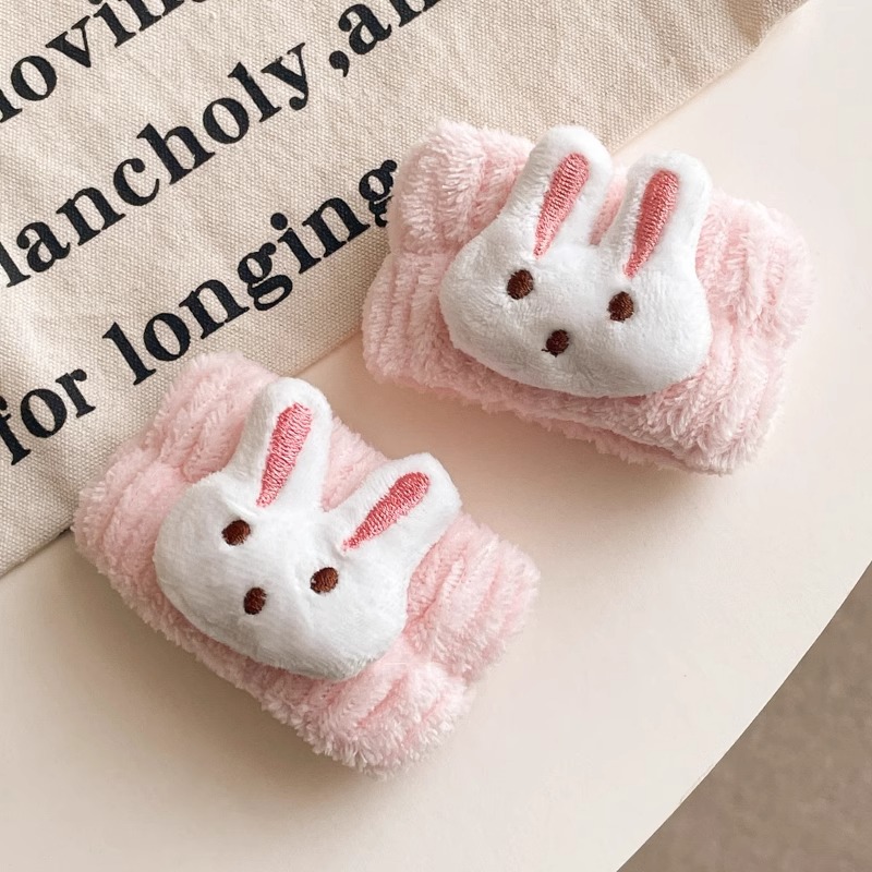 Caricatura encantadora muñeca de peluche intestino grueso anillo de cabello oso caño invierno corda clip de cabello cola de caballo joyeros de cabello nueva chica