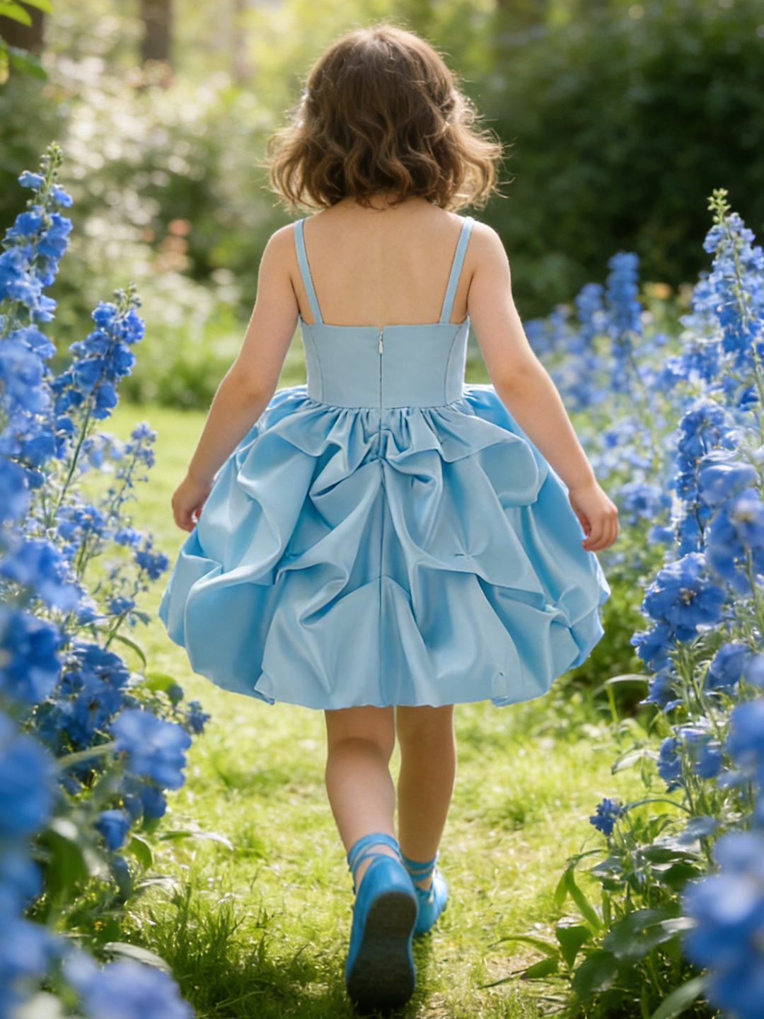 Amazon vestidos de flores de flores de flores de boda vestidos de flores de fiesta de cumpleaños de princesa fábrica directa