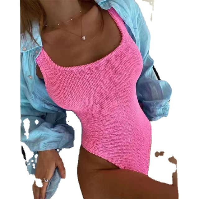 022 nuevo traje de baño de una pieza bikini sexy europeo y americano traje de baño de mujer Bikini de mujer