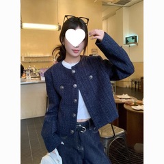 短款小香风外套女2025春秋新款感休闲小众气质韩系名媛上衣潮直销