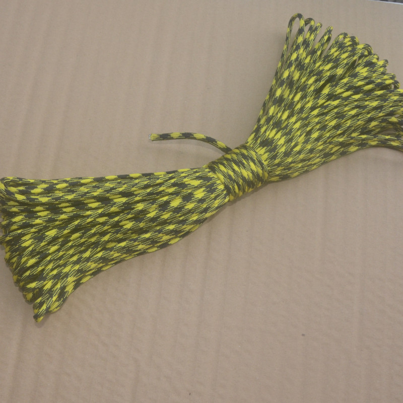 7七芯傘紐31メートル100フィート4mm屋外編みブレスレット用ひもで干しひも200色を縛る