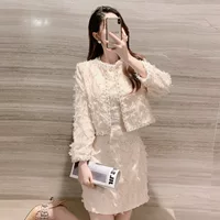 Autumn small set, skirt, Chanel style