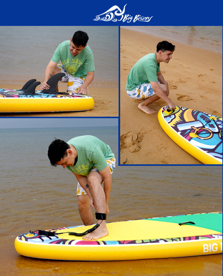 Cross-Border SUP Inflatable Surfboard Manufacturer Wholesale Water Skiing Kayak Stand Up Paddle Board_desvips.com