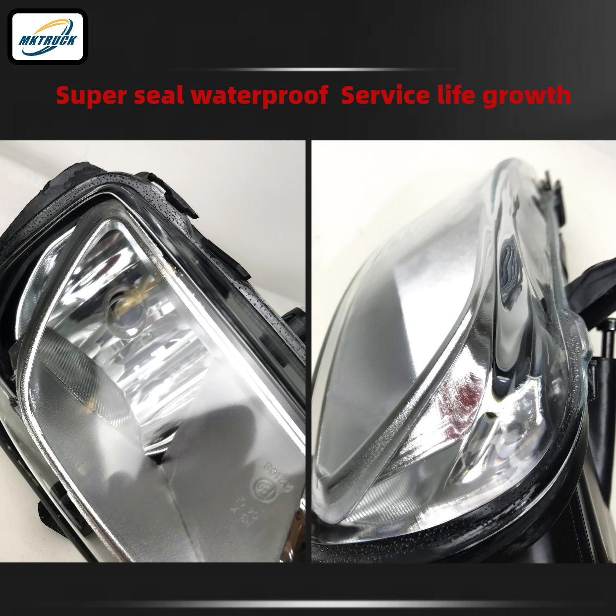 Aplicable a Mercedes-Benz camión pesado ARCOS montaje de lámpara de niebla accesorios de lámpara de camión 3344 / 4143 / 4158 fábrica directa