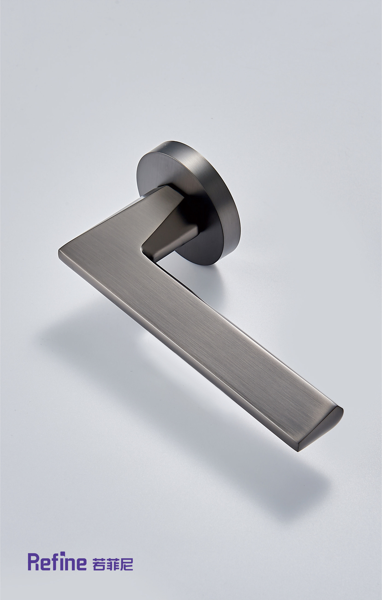 灰色室内木门锁