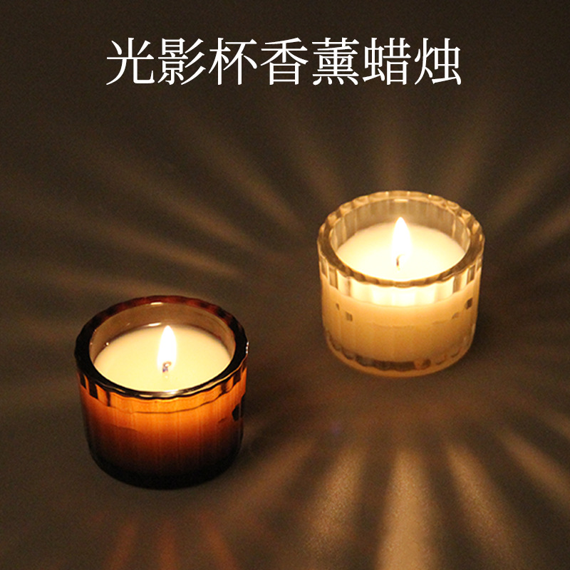 30g香薰蜡烛大豆蜡烛手工蜡香薰精油蜡烛浪漫氛围玻璃杯蜡烛 - 1