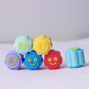 Cute Smiley Pebble Catch Game Children's Educational Toys Environmentally Friendly Multiplayer Interactive Fall-resistant Multi-color South Korea Game