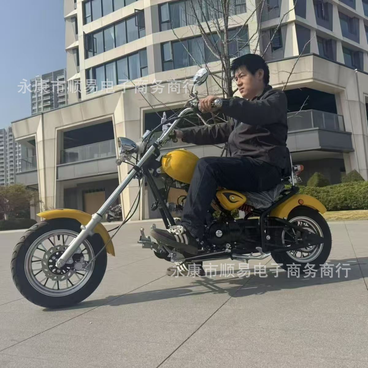 Harley Prince Motorcycle 125Cc Adult Scooter Personalized Retro Scooter Women's Street Bike Off-Road Motorcycle
