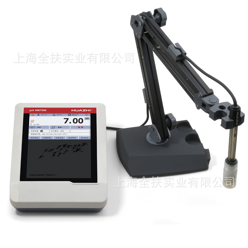 ‌华志HZP-T502pH计 彩色触控屏pH电极 酸碱度检测仪0.01级高精度